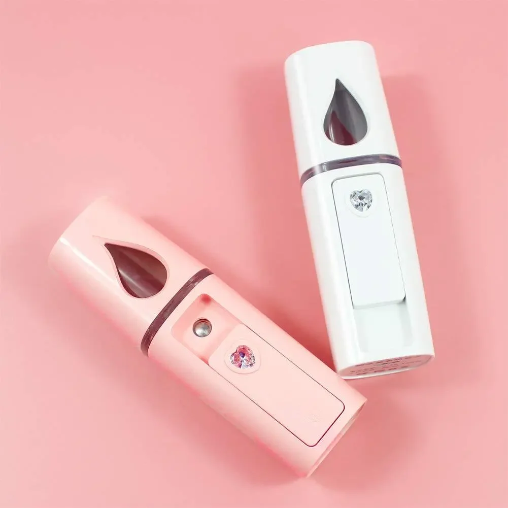 Facial Steamer Nano - เครื่องพ่นไอน้ำนาโนสำหรับใบหน้า ทำความสะอาดขนตา ขยายรูขุมขน เพิ่มความชุ่มชื้นให้ผิวหน้า เครื่องพ่นไอน้ำขนาดเล็กน่ารักแบบพกพา