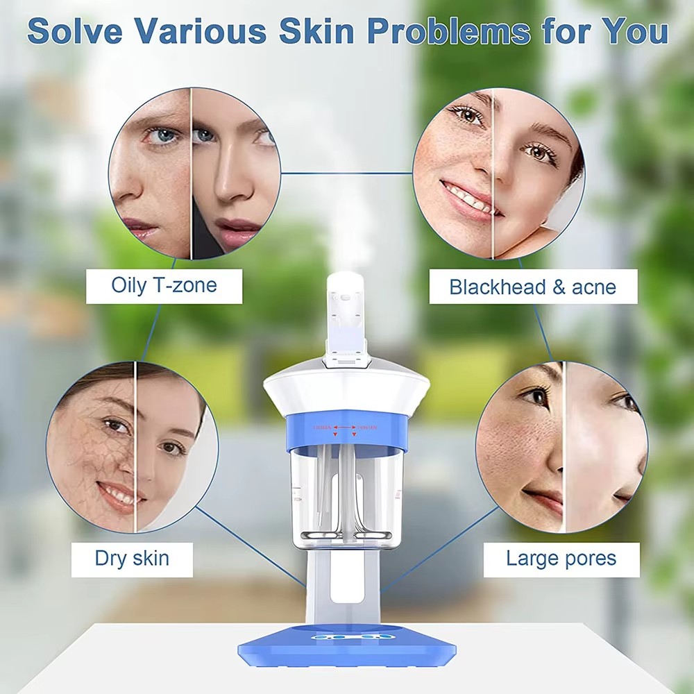 เครื่องอบไอน้ำโอโซนร้อนสำหรับผ - Facial Steamer Nano บทวิจารณ์และราคา