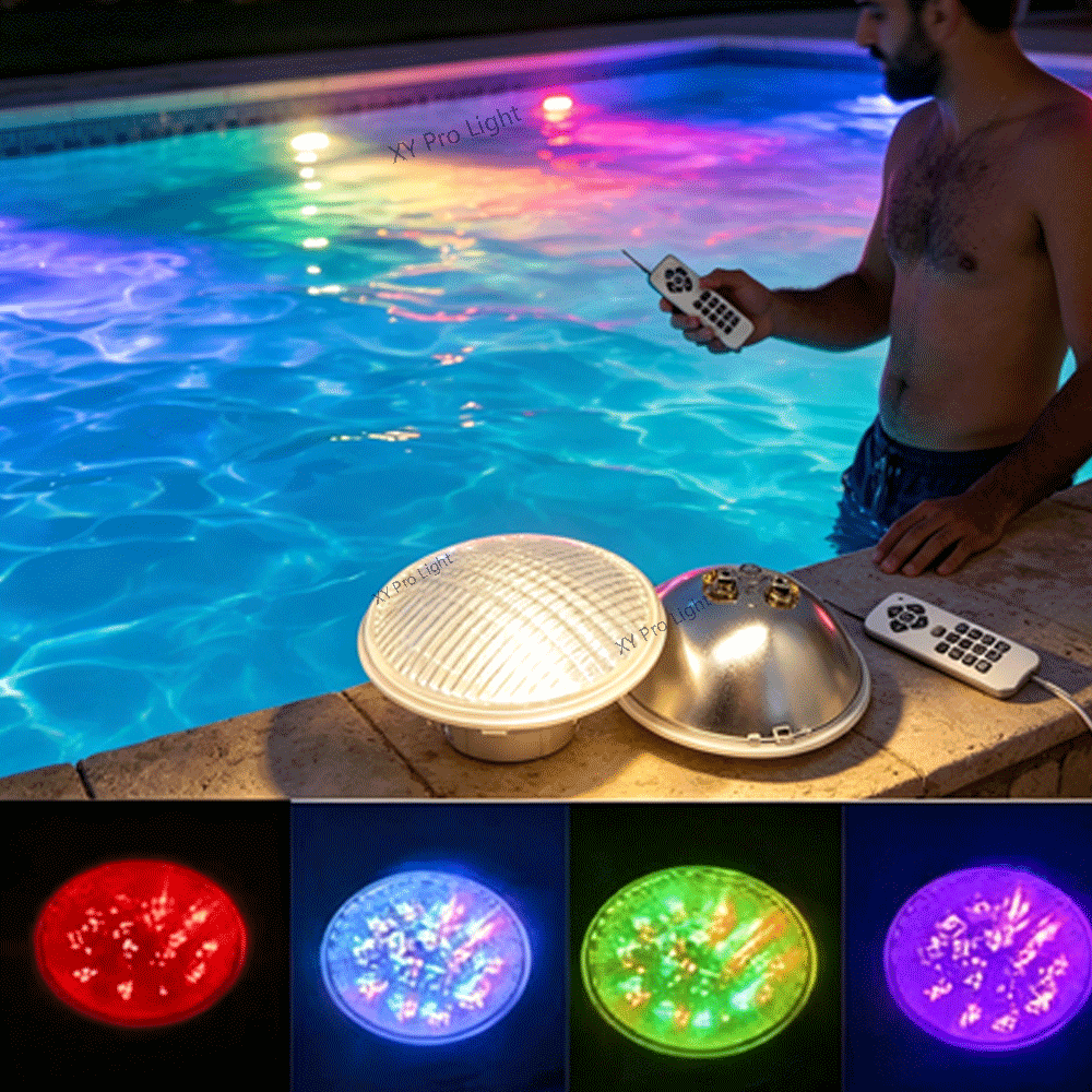 ไฟสระว่ายน้ำ LED PAR56 RGB 25W - Xy Spa & Wellness Reviews บทวิจารณ์และราคา
