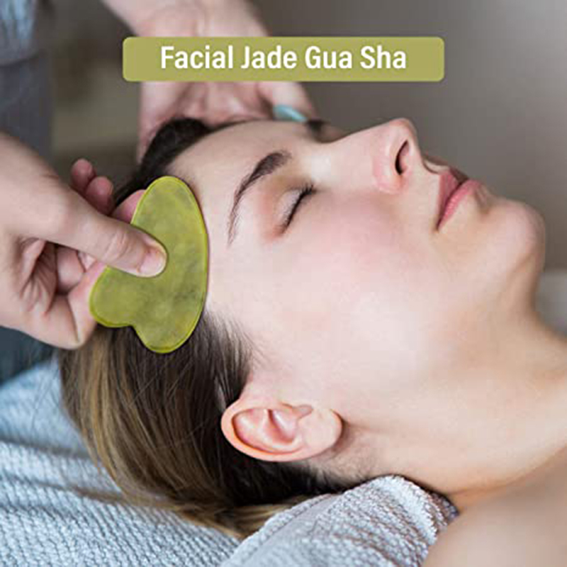 ลูกกลิ้งหยกธรรมชาติ Gua Sha ชุ - Spa Wellness Locations บทวิจารณ์และราคา