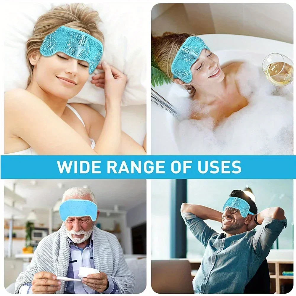 ร้อน/เย็นเจลลูกปัดไมเกรนห่อแพ็ - Spa Wellness Massage บทวิจารณ์และราคา