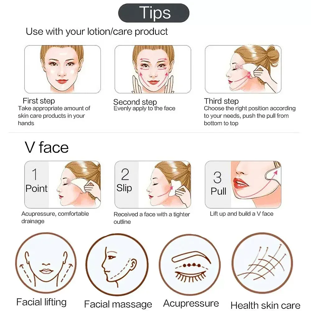 3 ชิ้น Gua Sha Scraper Board R - Spa Wellness Locations บทวิจารณ์และราคา