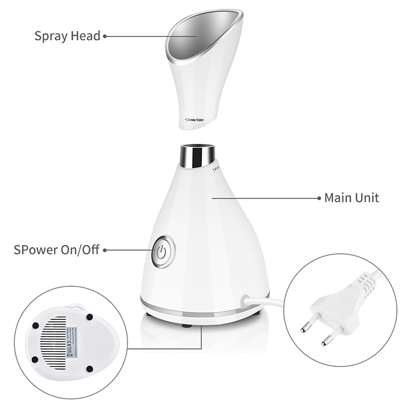 เครื่องพ่นไอน้ำร้อนนาโนไอออนิก - Facial Steamer Nano บทวิจารณ์และราคา