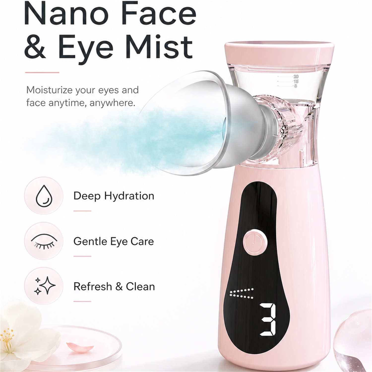 เครื่องพ่นไอน้ำเย็นนาโนสำหรับใ - Facial Steamer Nano บทวิจารณ์และราคา